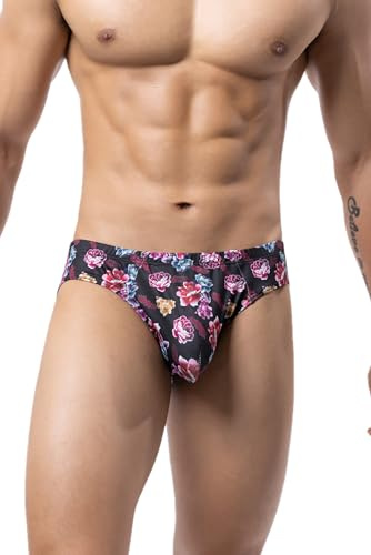 Maiclaice Hombre Elastano Baño Talle Bajo Calzoncillos Mini Bikini Basic Slip Ropa Interior X-Large
