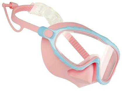 Generico Occhialini Da Nuoto Per Bambini Con Coprinaso - Occhiali Subacquei,Maschera Antiappannante E Impermeabile Per Bambini Dai 4 Ai 16 Anni