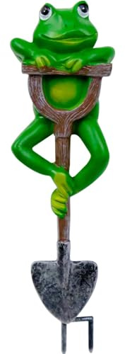 JJQHYC Frog Ornament for Pond, Fun Garden Decoration Outdoor Garden Statues, Frog Gift for Housewarming, Birthday & Christmas