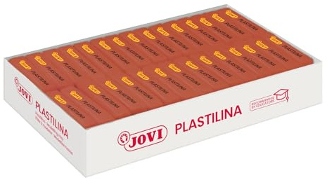 Jovi - Reusable Non-Hardening Modeling Clay, 30 Brown Bars, 1.75 oz Each