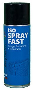 Iso Spray Fast - Bomboletta di Colla Spray per pannelli fonoassorbenti - Pacco da 3