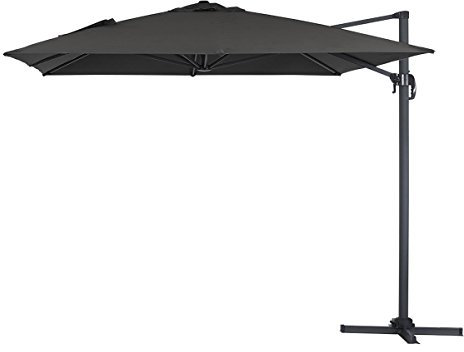 Habitat et Jardin Parasol déporté Sun 4 - 3 x 4 m - Noir