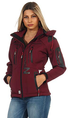 Geographical Norway Damen Softshell Jacke G-TANSY - BURGUNDY - M/2