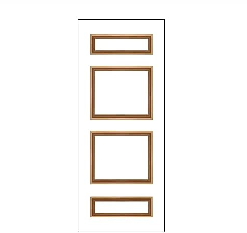 NORDLINGER PRO Kit Moulures de porte - FSC 100% - Kit adapté aux portes de 73 et 83 cm.