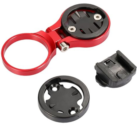 VANZACK Aluminiumlegierung Fahrradcomputerhalterung Tachometerhalterung Fahrradlenkerhalterung Fahrradcomputer Frontlenkerhalterung Frontlenkerzubehör Leicht Robust Oberflächenbehandelt