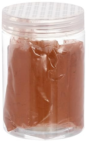 QUARKZMAN Pigmento De Óxido De Hierro Para Concreto Malla 300 3.5oz (100g) Pigmento Para Lechada De Óxido De Hierro Para Pintura De Baldosas Pastel Cemento Concreto Color Naranja Quemado