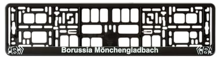 Borussia Mönchengladbach Nummernschildhalter | Offizieller Fanartikel Fohlenshop | Kennzeichenhalter Nummernschildhalterung | KFZ Kennzeichenhalterung