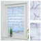 ourdeco® Doppel-Rollo, Duo Rollo Klemmfix / 120 x 160 cm, mit Druckmotiv Espiral Blue/lichtdurchlässig, Blickdicht