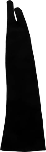 Veemoon Artist Drawing Glove for Tablet and Sketching, Breathable 2-Finger Glove for Designers and Artists, Anti-Slip, Flexible, Black, Medium