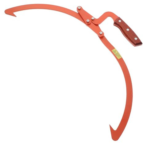 Veemoon Holzgreifer Ziehen Und Tragen Von Baumstämmen Rutschfester Holzheber Für Manuelle Handhabung Von Brennholz Robuster Stammziehhaken