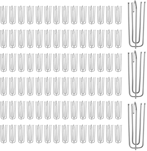 75 Stück Gardinenhaken Metall,für Gardinen und Vorhangringe Schienen