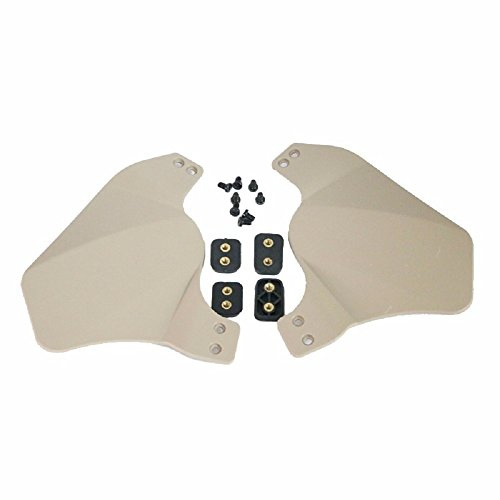 Copertura laterale per casco veloce Airsoft militare tattico casco accessori in gomma morbida Due coperture di protezione dell'orecchio
