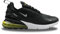 Nike Air MAX 270, Zapatillas Hombre, Negro, 45.5 EU