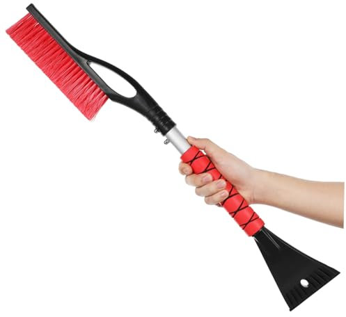 WEKADRIN Raschiaghiaccio e Spazzaneve per Auto con Ergonomico Pala da Neve Multifunzionale per Parabrezza Rimozione Rapida Neve e Ghiaccio Strumento Resistente e Affidabile per Ogni Veicolo