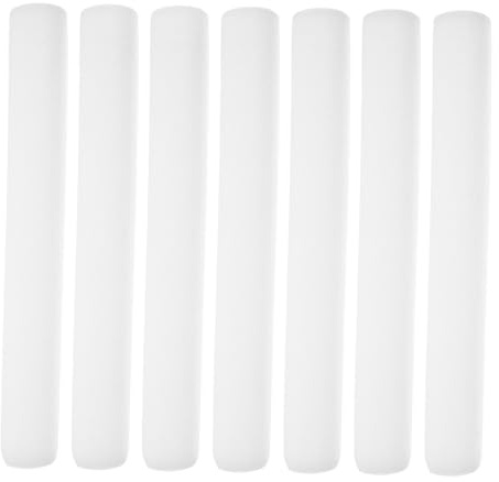 DEARMAMY Bastoncini di Schiuma Bianca Materiale in Schiuma per Composizioni Floreali 7 Pezzi 40 Cm Facile Inserimento per Progetti Artistici e Fai da Te