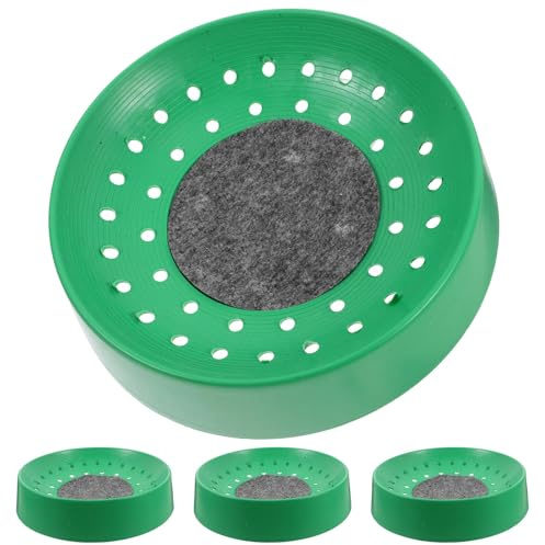 TOPPERFUN Bol de Nidification Facile à Nettoyer et Haute Durabilité pour en ABS Vert, Lot de 4 Pièces pour Élevage et Incubation des Œufs des Œufs