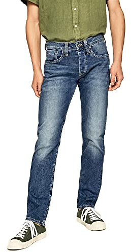 Pepe Jeans Herren Cash Straight Jeans, 000denim, 38W / 34L