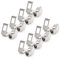 deleyCON 8x CAT6a Keystone Jack Modul mit 8x 1-Port Hutschienenadapter als Set Metall STP Schirmung RJ45 Buchse 10 Gbit/s Netzwerk Snap-In Montage für 35mm Hutschienen