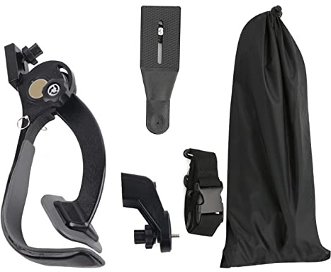 Pilipane Shoulder Rig Kit for DSLR Cameras and Camcorders , Camera Shoulder Mount Black damper Stabilizer Rig for Professional Video Photography for Video things