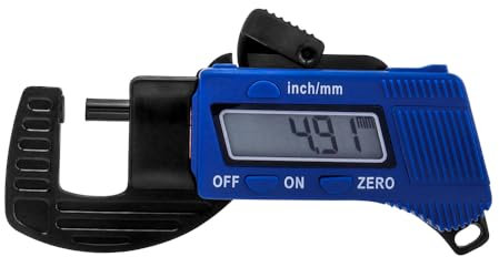 Bestgle Micrómetro Digital, Micrómetro Electrónico Preciso Precisión Digital Dial Medidor, Micrometro Calibre Digital Micrómetro Electrónico Exteriores