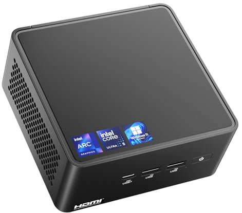 ASUS NUC 14 Pro, Intel NUC 14 Pro NUC14RVH Revel Canyon Mini-PC, CPU Core Ultra 5 125H, GPU Intel Arc, 32 GB di RAM, SSD da 512 GB, Win 11, Mini-Computer Quad-Display 8K/4K/WLAN 6E/BT 5.3