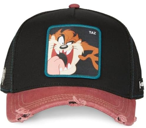 Capslab - Cappellino Motivo: Speedy Gonzales e Looney Tunes, Modello Trucker, nero di prima qualità, Taglia unica