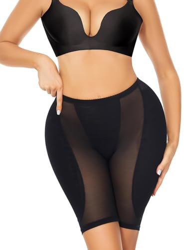 Clevvets Shapewear Butt Lifter Panties High Waist Hip Padded Enhancer Shapewear Underwear Womens for Under Dresses