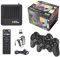 Retro Handheld Spielkonsole, 256G Plug and Play Retro Emulator Konsole Videospielspielzeug mit 60,000 Spielen, 2.4G Drahtlose Dual-Controller Handheld Spielkonsole für Fernseher