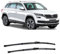 Frontscheibenwischer für Skoda Kodiaq 2016-2023 24+21, Wischerblätter Satz Leise Kratzerfrei Hochwertige Gummilippen Scheibenreiniger Auto Zubehör