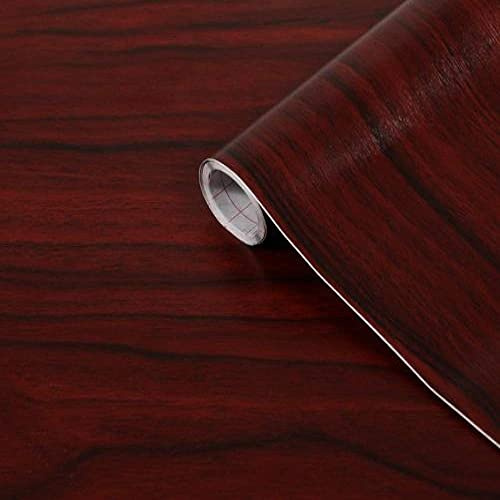 d-c-fix 346-0038 Decorative Self-Adhesive Film, Mahogany Wood, 17 x 78 Roll
