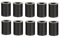 Distanzhülsen für M6 Schrauben, Länge 30mm, Kunststoff schwarz, Set mit 10 STK.
