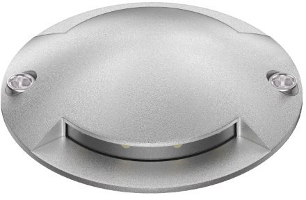 ledscom.de Luce di terra a LED, waymarker BUNDA per esterni, IP67, 2 lampade, alluminio, rotondo, Ø 70 mm, bianco caldo