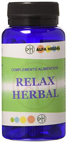 ALFAHERBAL RELAX HERBAL 60cap. – complément alimentaire sous forme de gélules, boîte de 60 gélules, recommandé en complément d’une alimentation équilibrée et associe fonctionnalité pratique et sensati