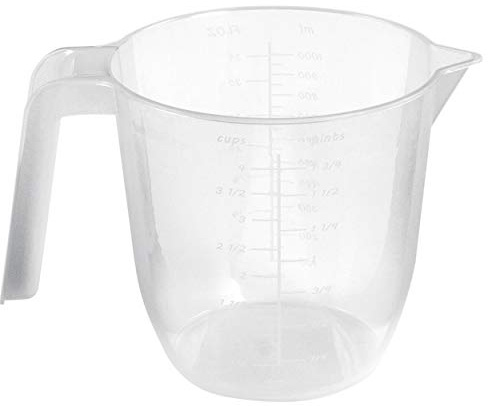 Wham 1Lt Clear Plastic Measuring Jug (1), UTST4590_1_SML