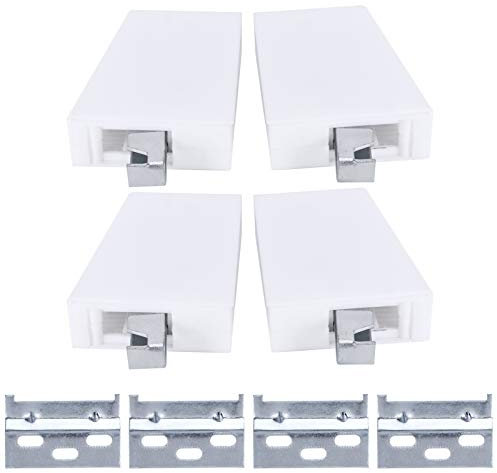 Raguso 2Set 63mm Universal Kitchen Cabinet Hanging Bracket and Wall Hanging Plate for The Wall mounting of Pieces of Furniture Set of 2