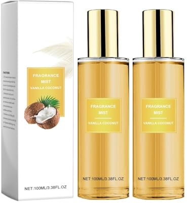 V Secret Vanille Coconut Passion Bodyspray,Coconut Passion Fragrance Mist,Eau de Parfum Für damen,Secret Bodyspray Parfum Damen,Langanhaltender Duft,Ideal für den Sommer (Vanille-Kokosnuss 2x)