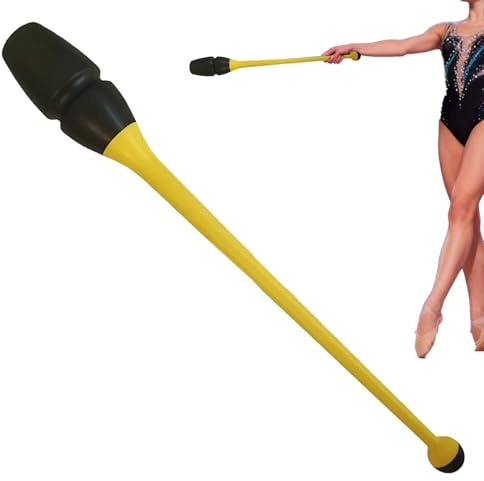 Generico Rhythmic Gymnastics Stick - Non-Slip | Clubs for Rhythmic Gymnastics and Training, for Home Practice Competition School Recreation Gymnasts Dancer