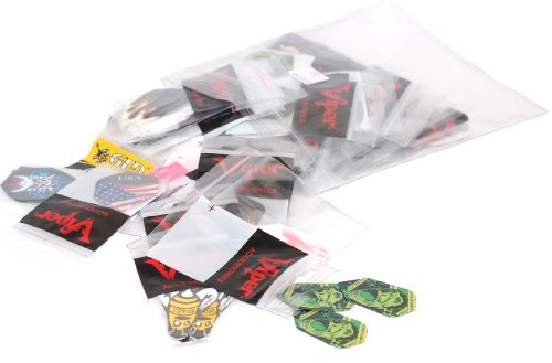 Viper by GLD Products Assorted Poly Pro Dart Flights: 50 Sets of Mixed (Standard and Slim) Flights, 150 Pieces, Multi-Coloured, One Size (30-2400-97)