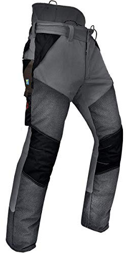 Pfanner Schnittschutzhose Kev-Extrem Klasse 1, Farbe:grau, Größe:XL (langgr.)