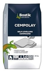 Bostik Cempolay Self-Levelling Compound for Interior Floors, Colour: Grey, 25kg
