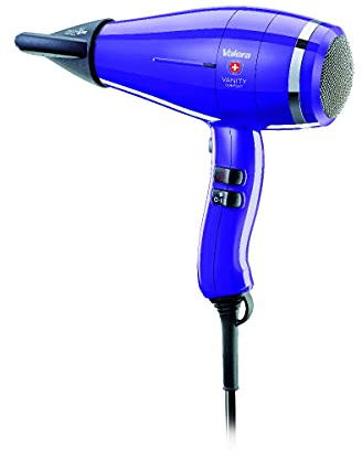 Valera Vanity Comfort professioneller Ionen-Haartrockner, super leicht, für leises und schnelles Trocknen, 2000 Watt, Farbe Pretty Purple Lila
