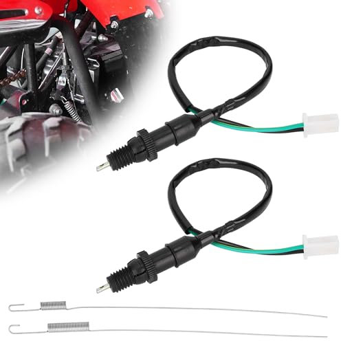 2 Wires Brake Switch Universal Brake Lamp Light Switch Rear Foot Replacement for ATV Dirt Bike Moped