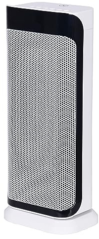 SHX PTC-Keramik-Heizlüfter mit Display 2000W SHX37PTC2000LD – Keramik-Heizlüfter, 2000 Watt, Schwenkfunktion, Display, Fernbedienung, weiß/schwarz