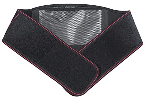 Unisex Electric Heating Belt for Back and Stomach Back Warmer Heating Pad Carbon Fibre Button Belt Hot Compress Keep Warm Kidney Warmer for Back Pain, Uterine Cold, Stomach Pain