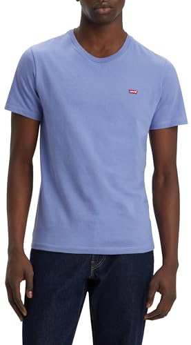 Levi's SS Original Housemark tee Camiseta, Bleached Denim Jersey, S para Hombre