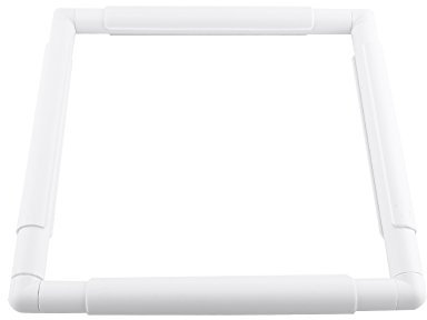 Stickrahmen Eckig, Quadratischer Stickrahmen, Kunststoff-Cliprahmen-Reifen Rechteck-Plastikclip-Rahmen für Stickerei, Kreuzstich, Quilten, Nadelspitzenwerkzeug (27,9 * 27,9cm)