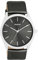 Oozoo - Timepieces Damen Uhr Black metallic | Armbanduhr Damen mit Lederarmband | Moderne Uhr für Frauen - Edle Analog Damenuhr in Rechteckig C11338 (40mm)