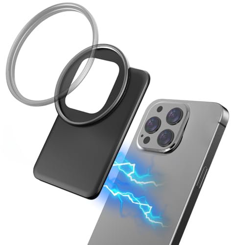 HAFOKO 67mm Magnético Lente Filtro Montura Compatible para iPhone 16 Pro Max/16 Plus/15 Pro Max/15 Plus/14 Pro Max/14 Plus/13 Pro Max/12 Pro MAX(Sin Filtro)
