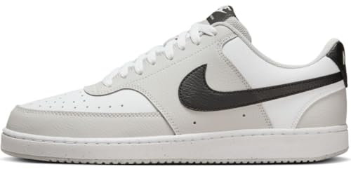 NIKE Herren Court Vision LO Sneaker, Grey Fog/White/Black, 46 EU
