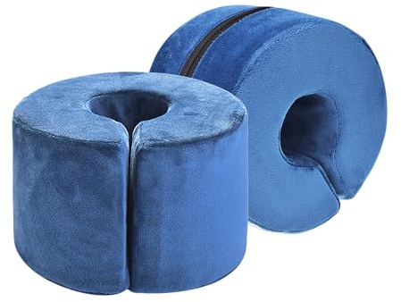 RUIXIA 2Pcs Talonnières Anti-escarres Rondes Coussin de Levage de Pied Coussins Anti-escarres Ergonomiques Oreiller Protecteurs de Talons Repose-Main Repose-Pied